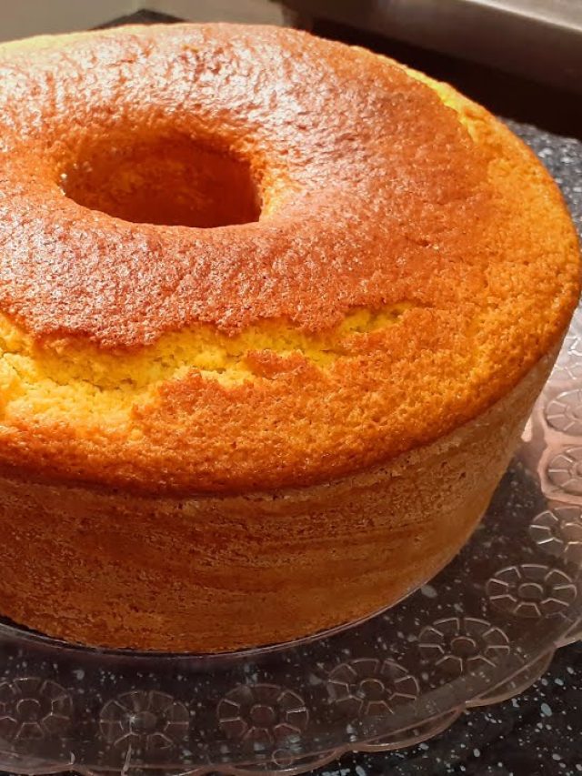 Receita de bolo de fubá fofinho